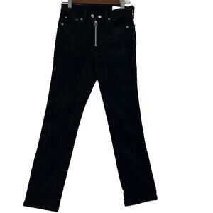 Rag & Bone Black Velvet Jean Pants Women's 25  W157O232BLK